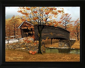 Fall At Humpback Bridge - Framed Art By Billy Jacobs- NEW RELEASE!!