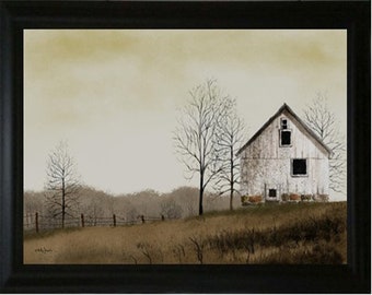Lonely Barn - Framed Art By Billy Jacobs