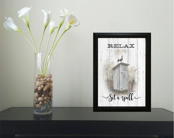 Relax Sit A Spell - Framed Art By Billy Jacobs