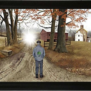 Billy's Final Road Home - Framed Art By Billy Jacobs