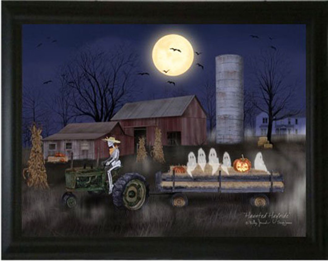 Haunted Hayride - Framed Art by Billy Jacobs - NEW!! RELEASED TODAY ...
