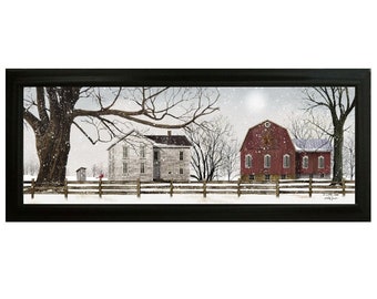 A Little Snow - Framed Art By Billy Jacobs