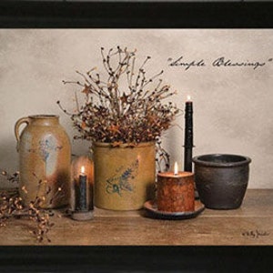 Simple Blessing - Framed Art By Billy Jacobs