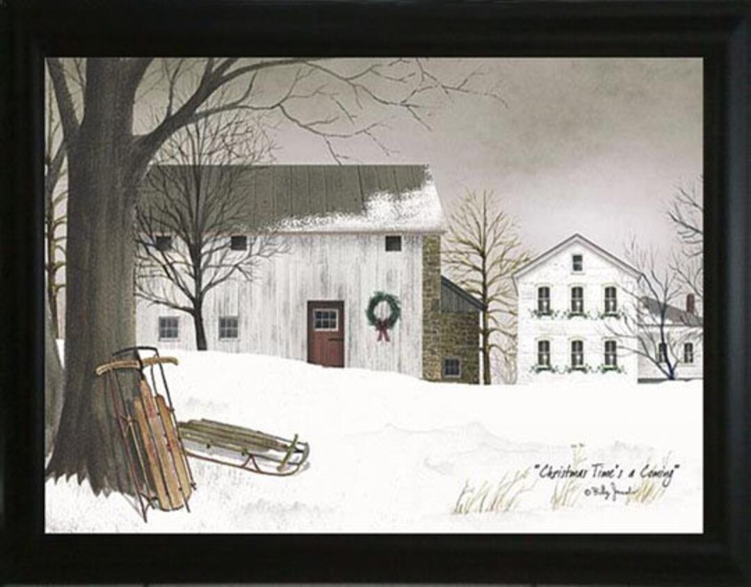 Christmas Time a Coming - Framed Art by Billy Jacobs - Etsy
