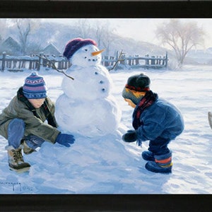 Winter Monument - Framed Art by Robert Duncan