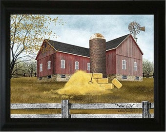 Farm Life - Framed Art By Billy Jacobs