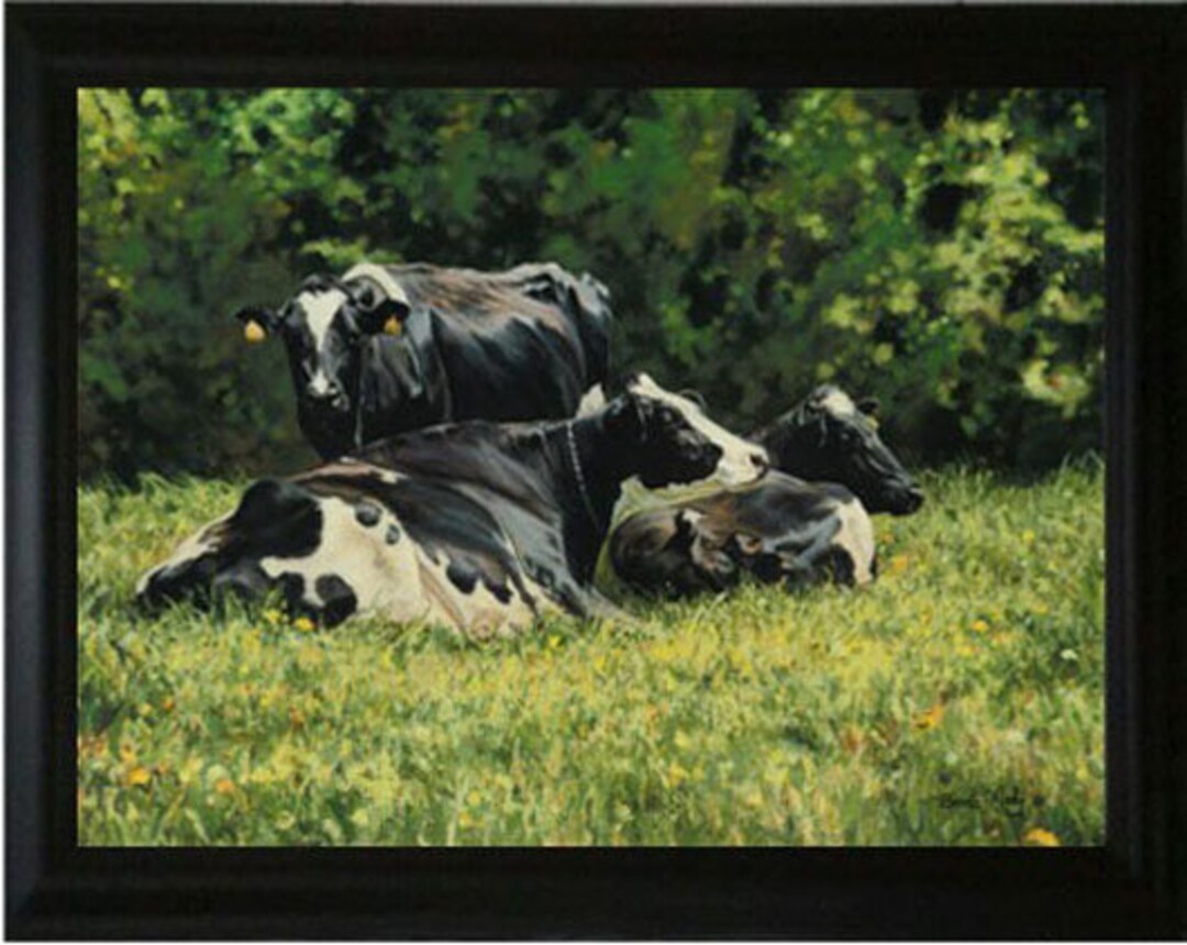 Beautiful Cows - Framed Art by Bonnie Mohr - Etsy UK