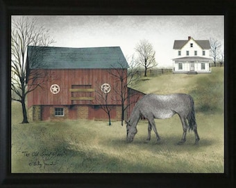 The Old Grey Mare - Framed Art By Billy Jacobs