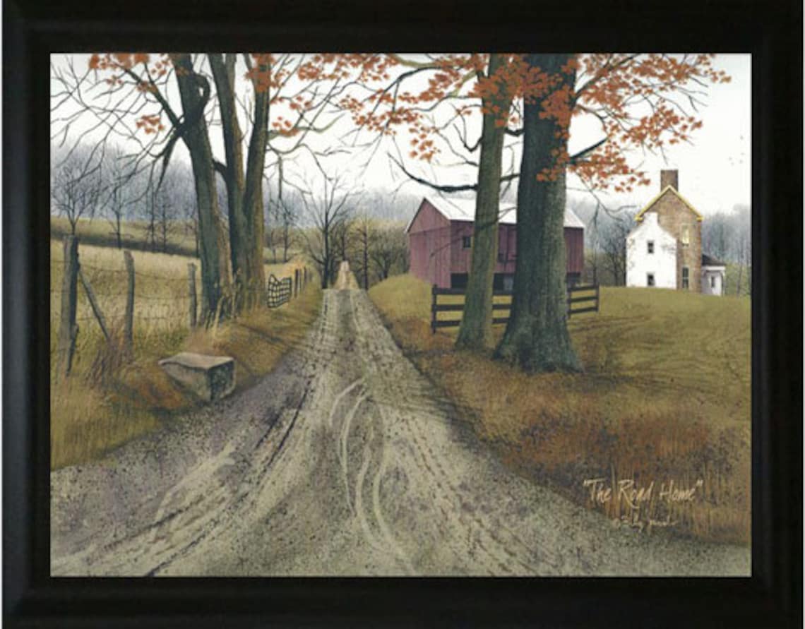 The Road Home Framed Art by Billy Jacobs Etsy