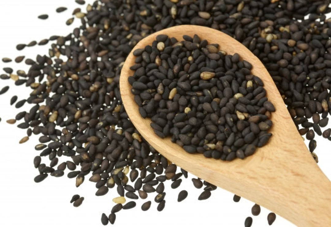 1000 Kurogoma Black Sesame Seeds for Planting; Japanese Heirloom