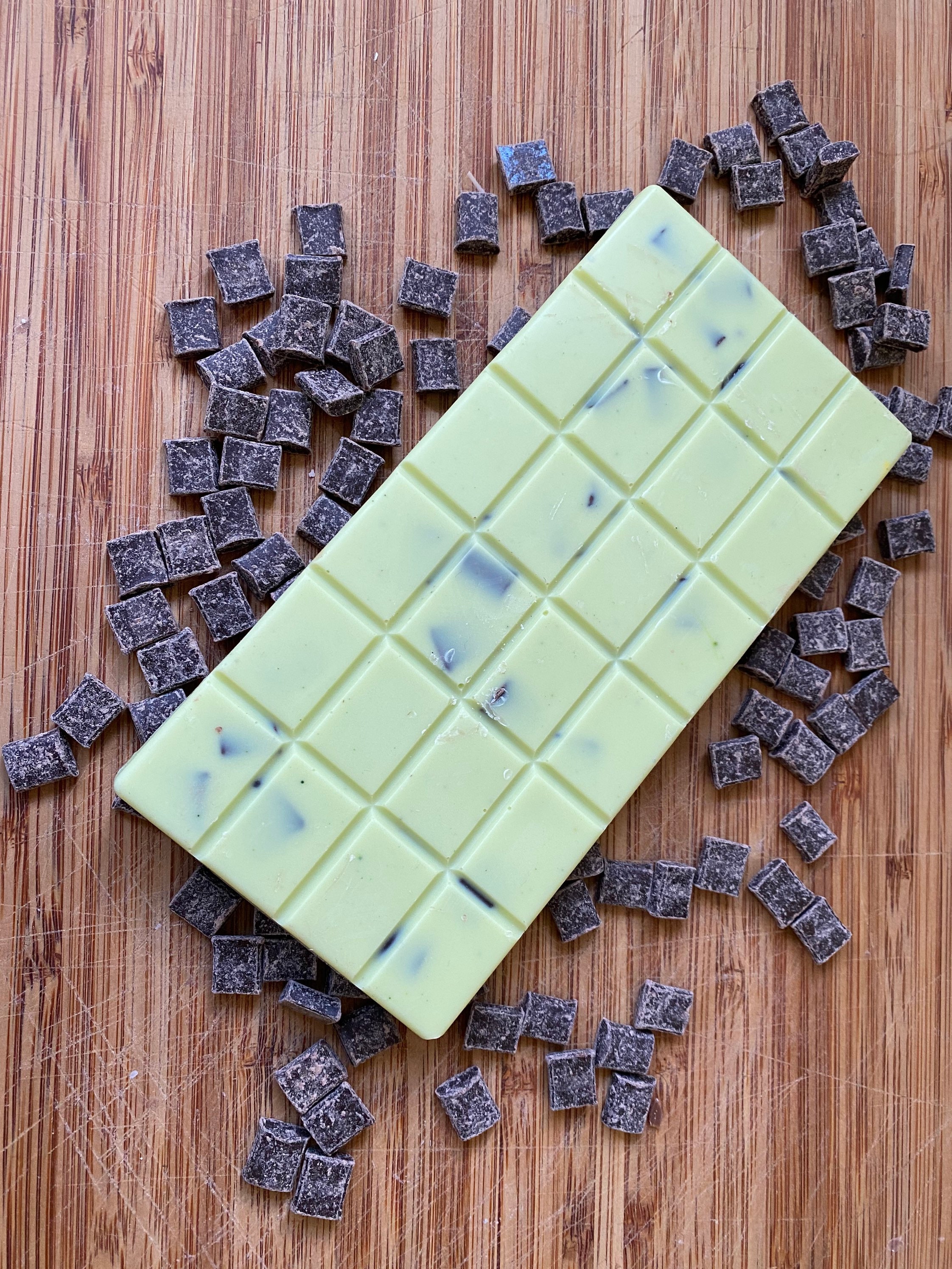 Mint Choc Chip chocolate bar Etsy