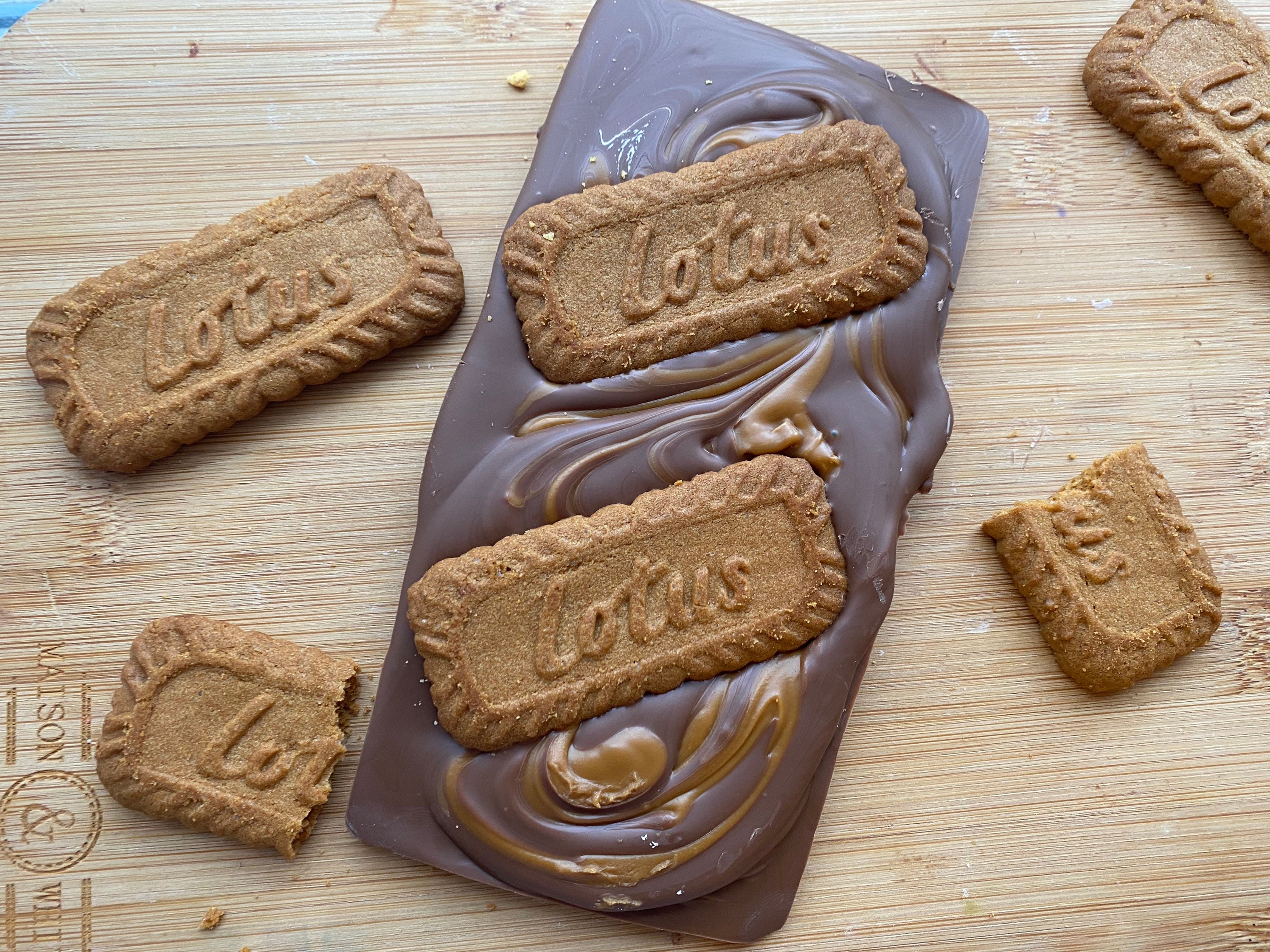 Lotus biscoff bar Belgian milk chocolate with biscoff spread Etsy