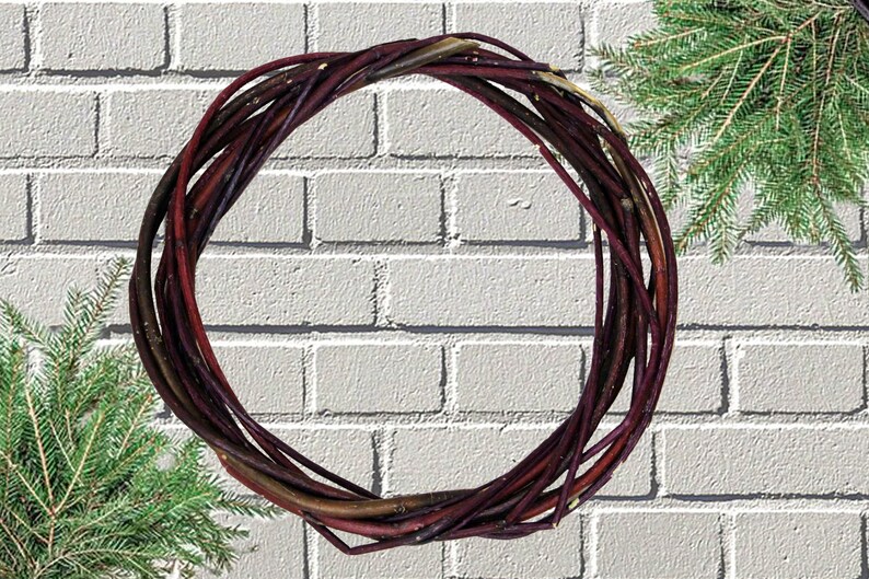 Set Of 2 Wreaths Base Willow Wreath Base For Wreath Making Etsy