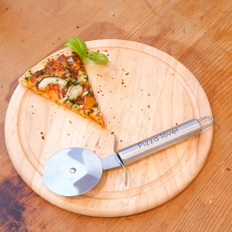 Personalised Pizza Cutter Pizza Roller for Parties Wedding Etsy UK