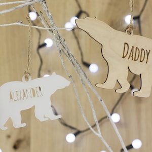Personalised Animal Christmas Bauble
