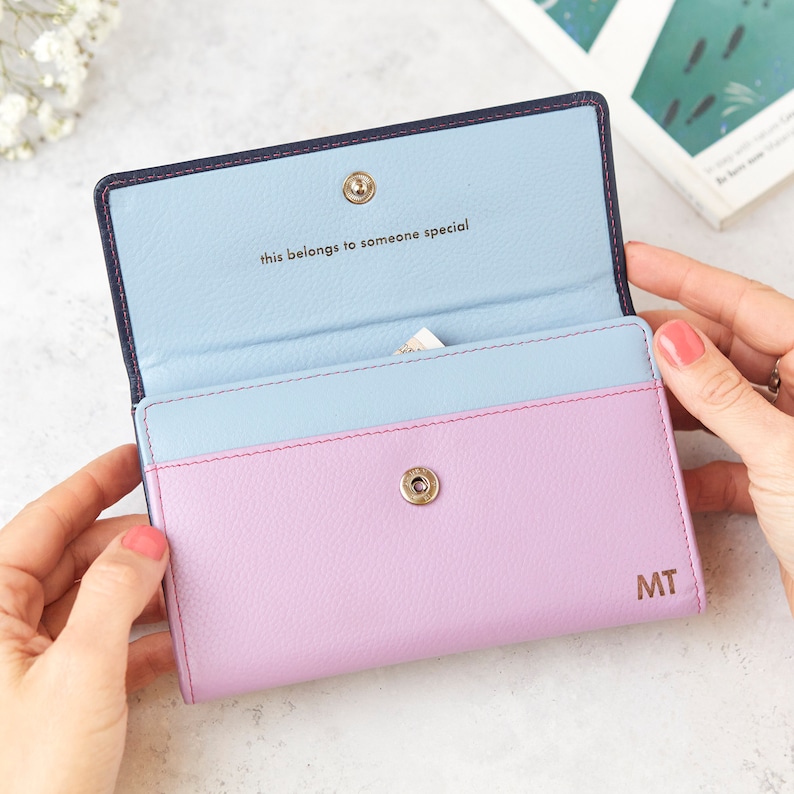 Personalised Leather Purse Gifts for Mum Mother's Day Etsy UK