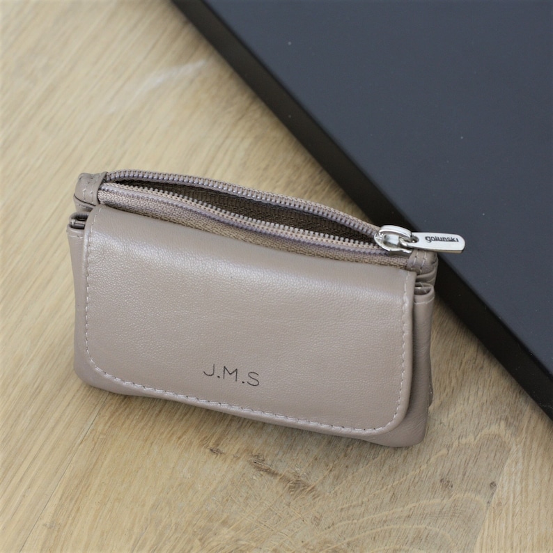 Personalised Leather Coin Purse image 4