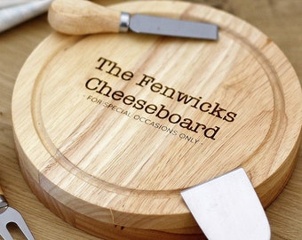 Personalised Cheese Board And Knife Set - Cheese Board - Gift for Couples - cheese board set - anniversary - wedding gift - custom Board