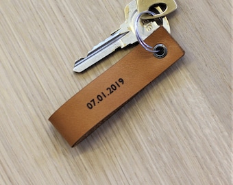 Personalised Leather Key rings