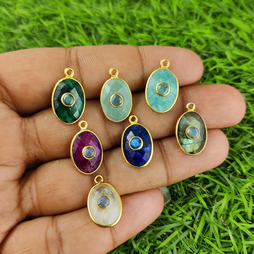 Pendentifs Pointus De Pierres Précieuses Naturelles Et Synthétiques En Gros Pour Création De