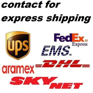 Pu&ograve; includere: Contatta per la spedizione espressa con UPS, FedEx Express, EMS, DHL e SkyNet.