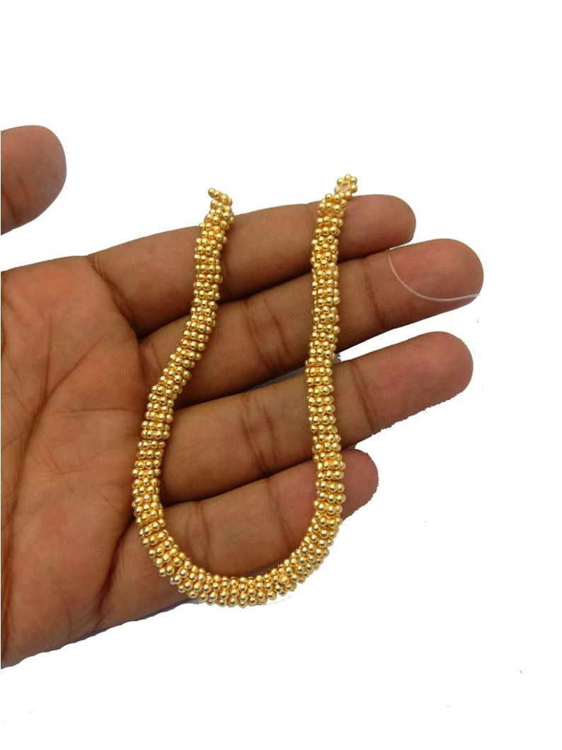 Gold Plated Fancy Flower Bead Spacer Daisy Spacer Beads Etsy