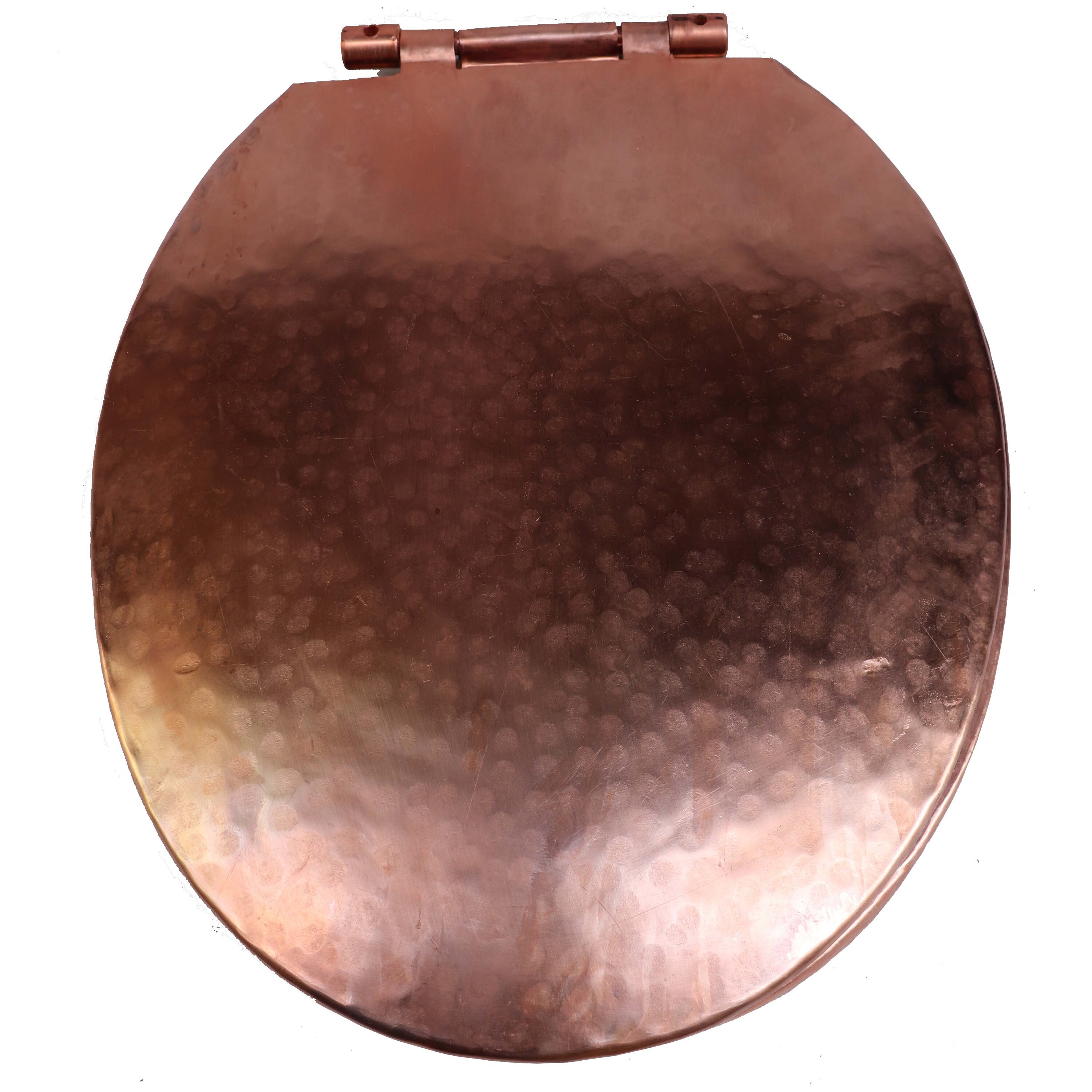 Hand Hand Hammered Pure Copper Round Toilet Seat and Etsy