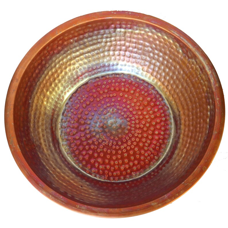 Rainbow Copper Flame Art Foot Massage Bath Pedicure Spa Bowl Etsy