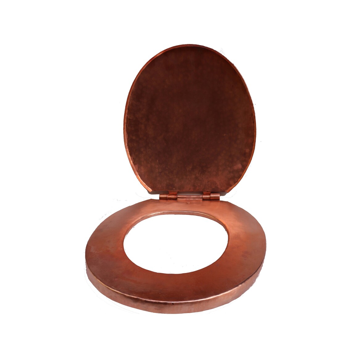 Hand Hand Hammered Pure Copper Round Toilet Seat and Etsy