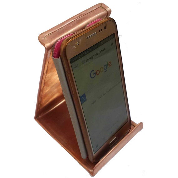 Portable Tablet Mobile Cellular Phone Display kitchen accessories Copper Cook Book Holder Stand Top Docking Station