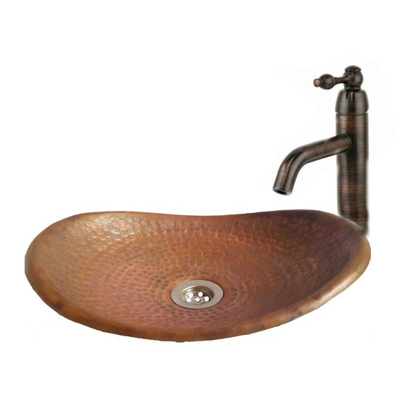 Canoe Boat Copper Oval Bathroom Vessel Sink Bowl Lavatory - How To Measure A Bathroom Sink Bowl Canoe Boat Copper Oval Bathroom Vessel Sink Bowl Lavatory - How To Measure A Bathroom Sink Bowl