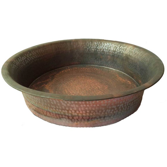 copper pet bowl