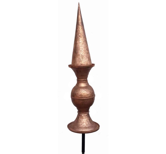 FINIAL ROOF SPIRE COPPER SCULPTURE.HAND MADE.