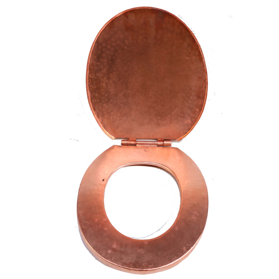 Hand Hand Hammered Pure Copper Round Toilet Seat and Etsy