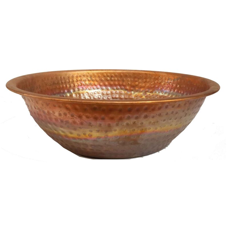 Rainbow Copper Flame Art Foot Massage Bath Pedicure Spa Bowl Etsy