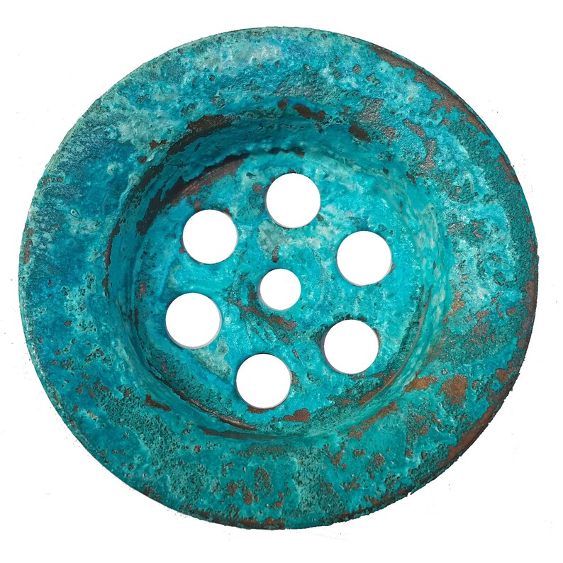 Copper Sink Drain Hole Cover Standard 1.50 Bathroom Etsy