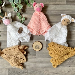 Knitted lovey sale