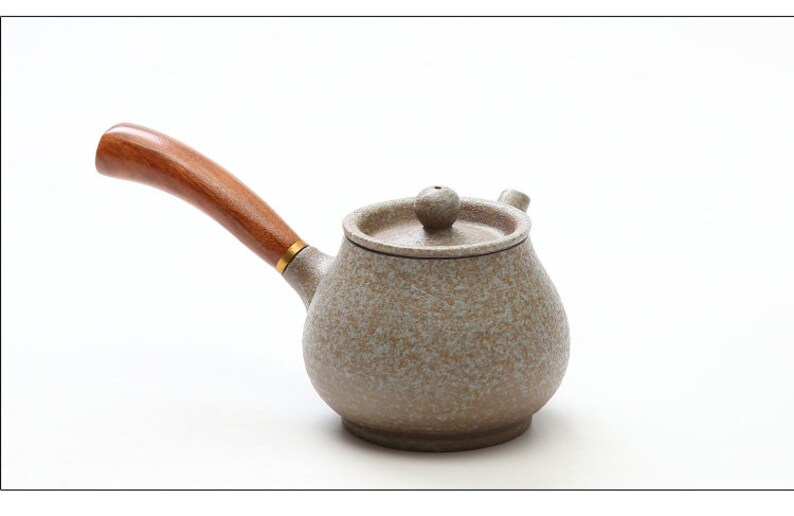 TANGPIN Ceramic Teapot wood handle Tea Pot