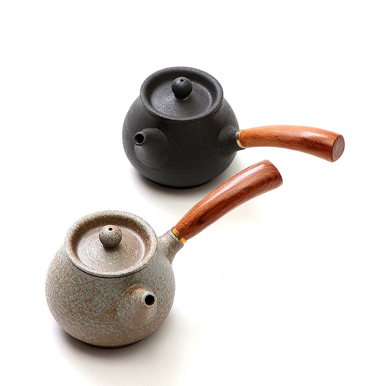 TANGPIN Ceramic Teapot wood handle Tea Pot