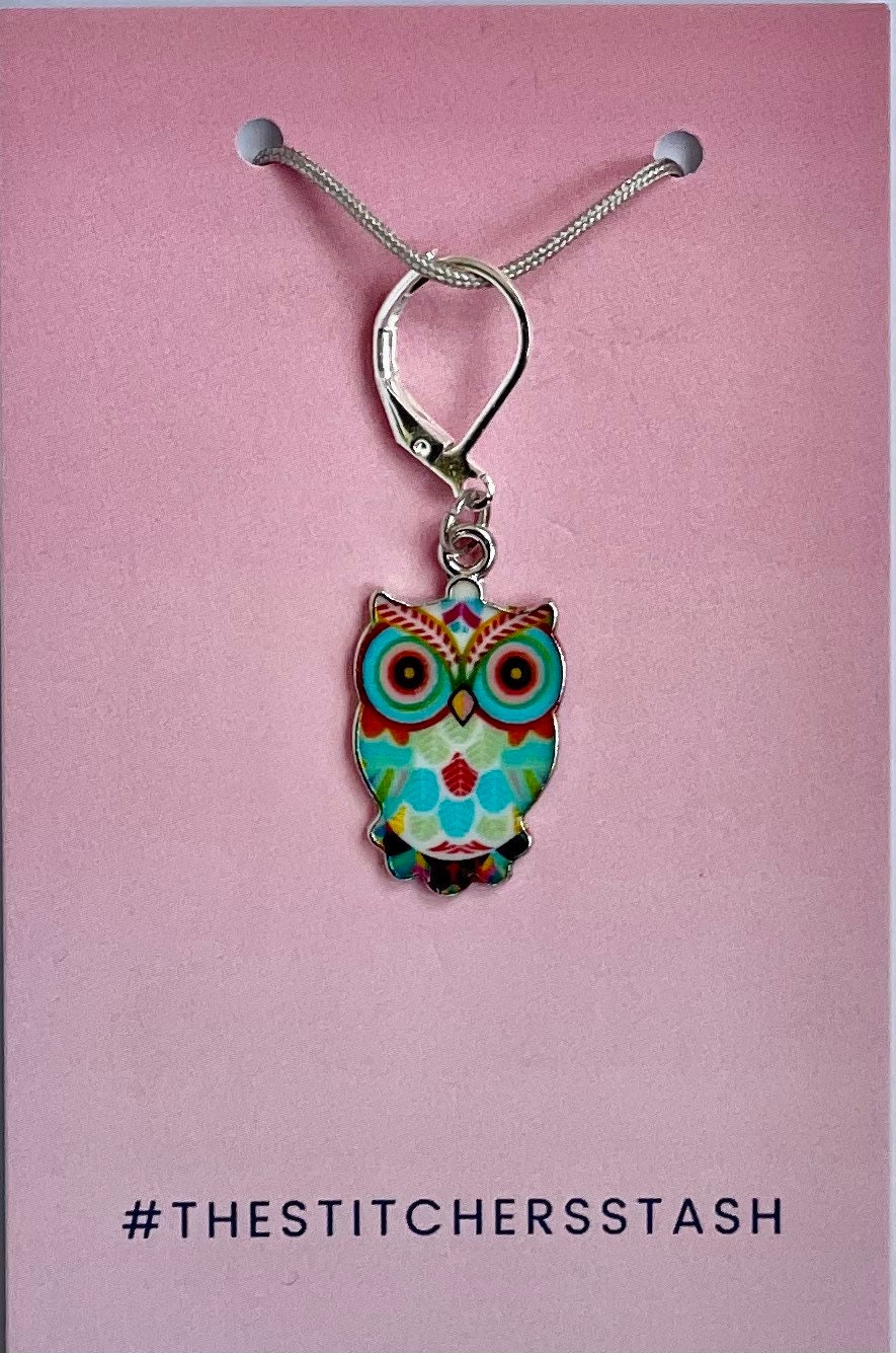 Owl Stitch Markers. Set of 6. Halloween. FREE GIFT With EVERY Etsy