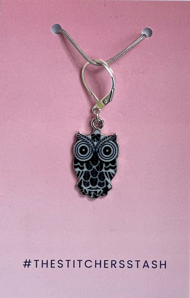 Owl Stitch Markers. Set of 6. Halloween. FREE GIFT With EVERY Etsy