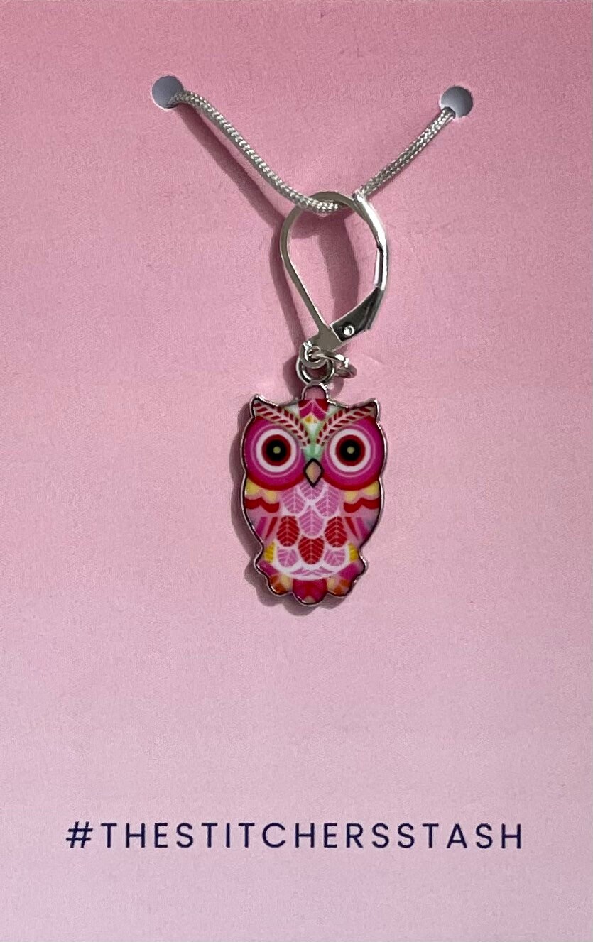 Owl Stitch Markers. Set of 6. Halloween. FREE GIFT With EVERY Etsy