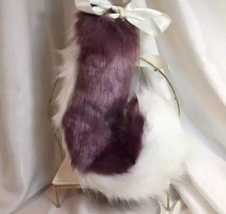 Purple ears and tail set