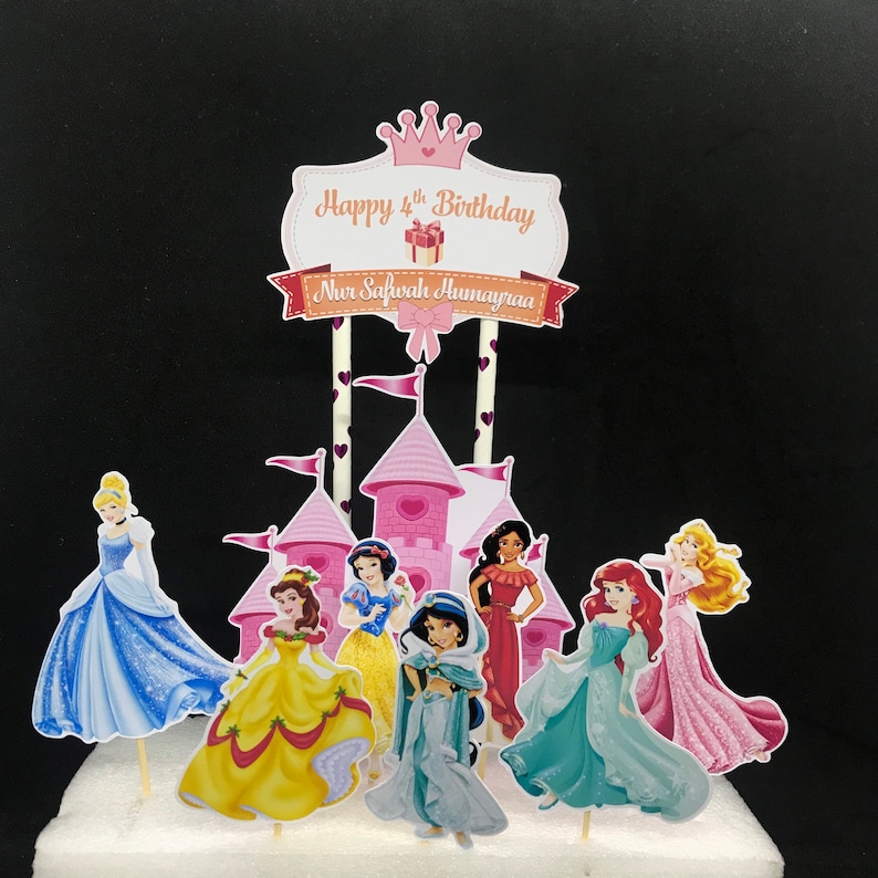 Castle Princess Cake Topper