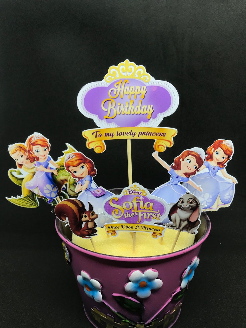 Sofia the First Cake Topper - Etsy Australia