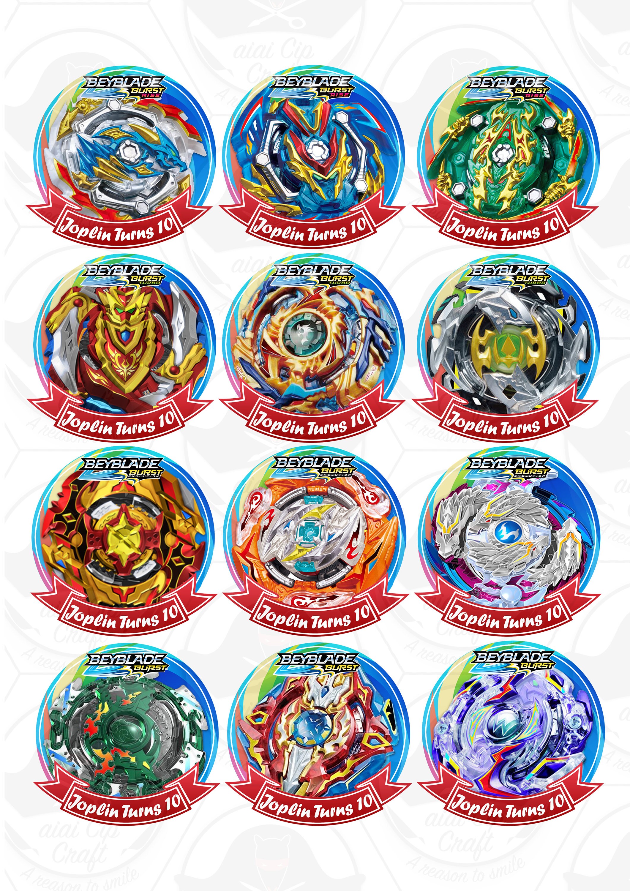 Bordado Beyblade 04