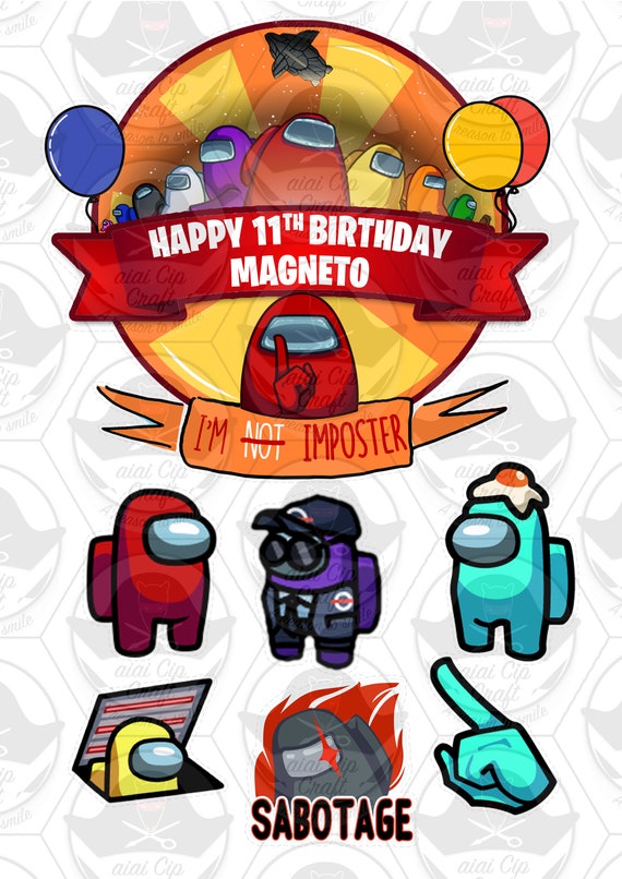 Personalised Digital Printout Imposter Game UK