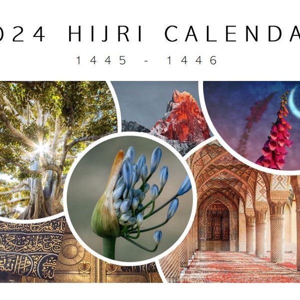 2024 Hijri Islamic Calendar (Digital Download) - by Al Noor