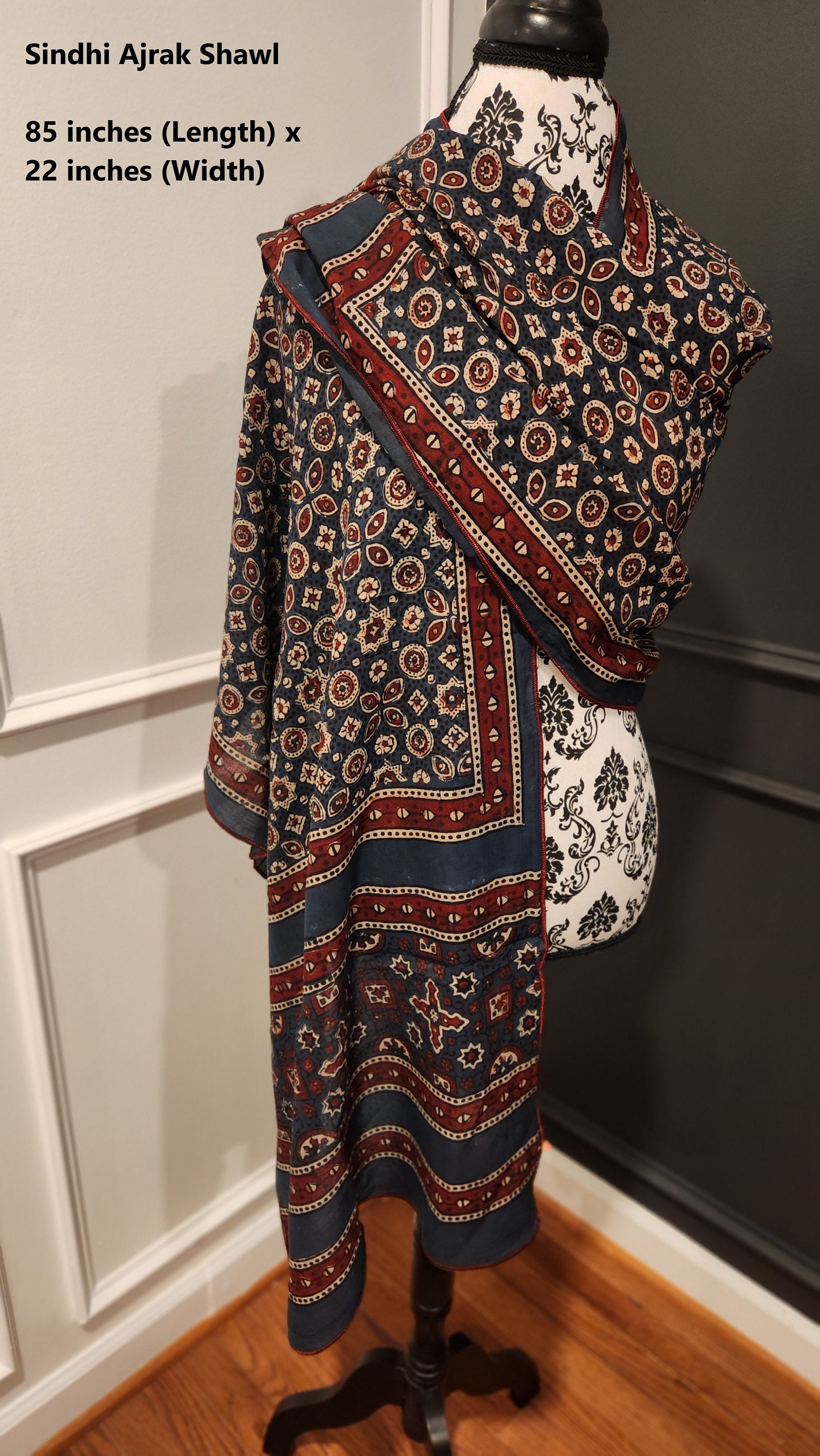 Ajrak shawl shop price