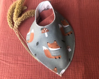 Bavoirs bandana, jersey de coton, pour bébé , évolutif